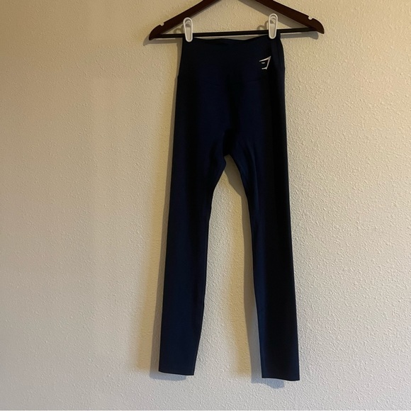 Gymshark Women's Navy Blue Training Leggings Size Small - Picture 6 of 14